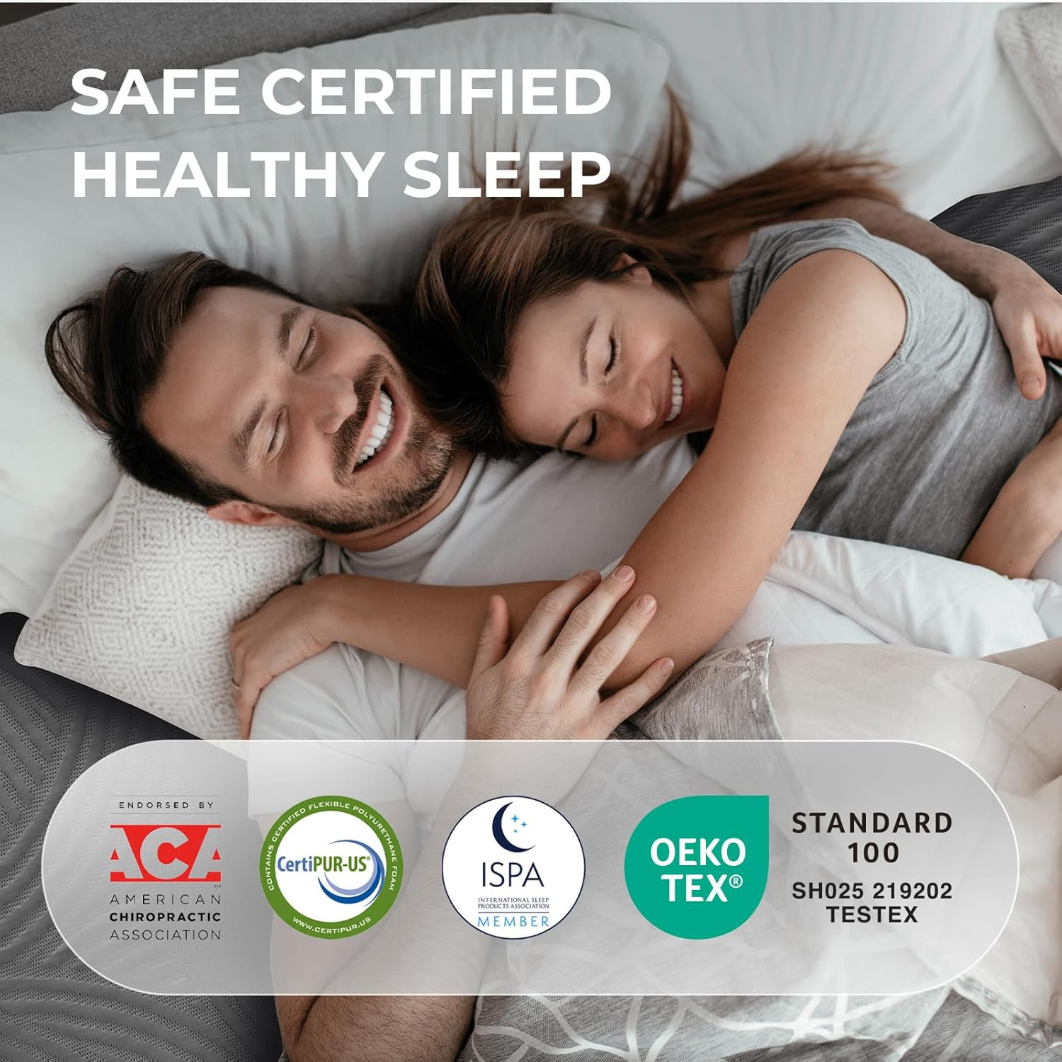 Coolnest 14″ Cooling Queen Memory Foam Mattress with 5-Zone Support