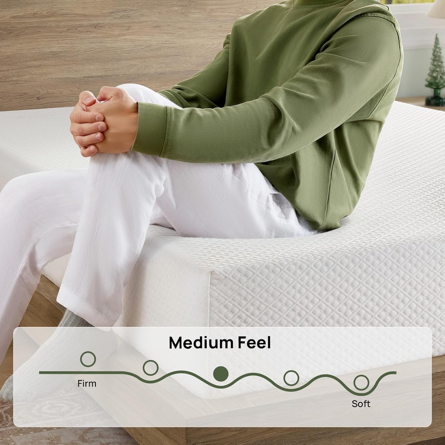 Rolanstar Full Size Mattress, 8 Inch Gel Memory Foam Mattress in a Box, Fiber…