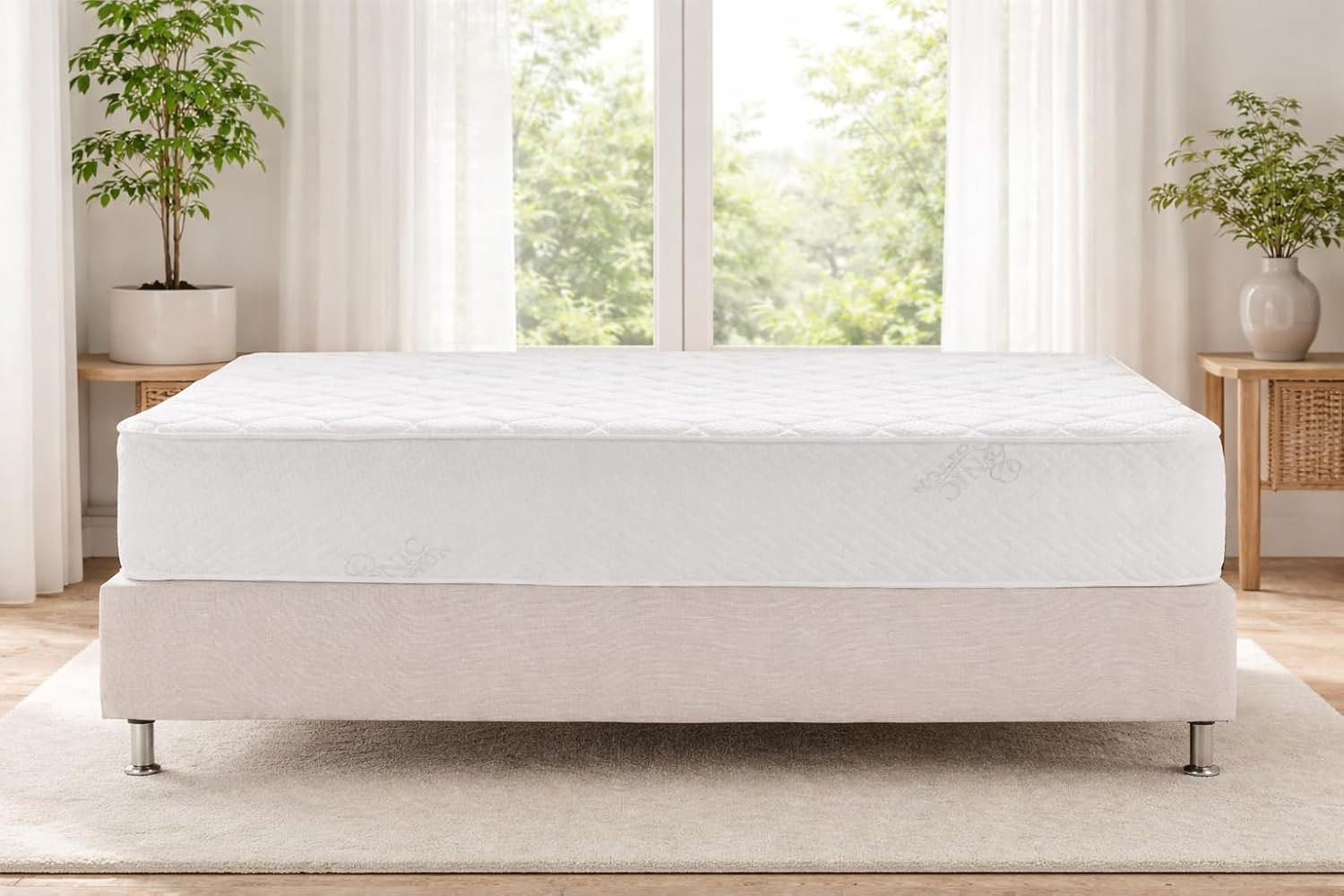 Twin Size Mattress – 10 Inch Cool Memory Foam & Spring Hybrid Mattress