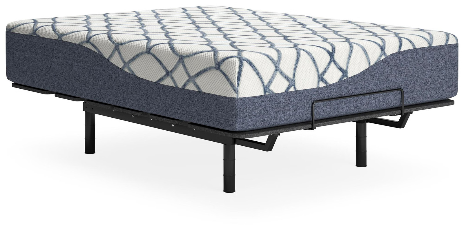 Signature Design by Ashley 14 Inch Chime Elite 2.0 King Mattress White/Blue