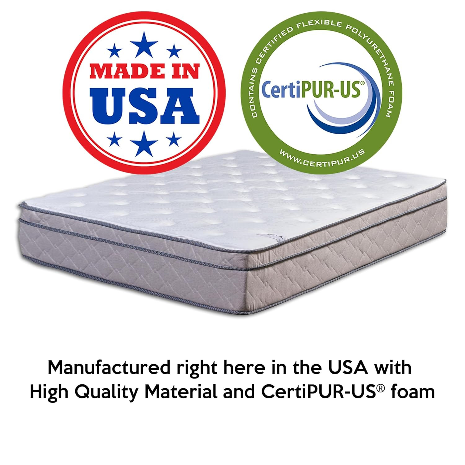 , 12-Inch Ultra Plush Heavier Pocket Coil Spring Hybrid Mattress, Motion Isolati