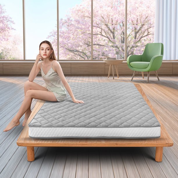 Japanese Floor Mattress Thicken Tatami Mat Sleeping Pad Foldable Roll Up Matter