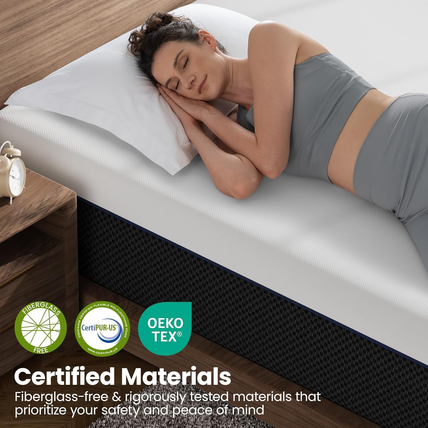 Queen Memory Foam Mattress – 14 Inch Queen Mattress Orthopedic Support for Press