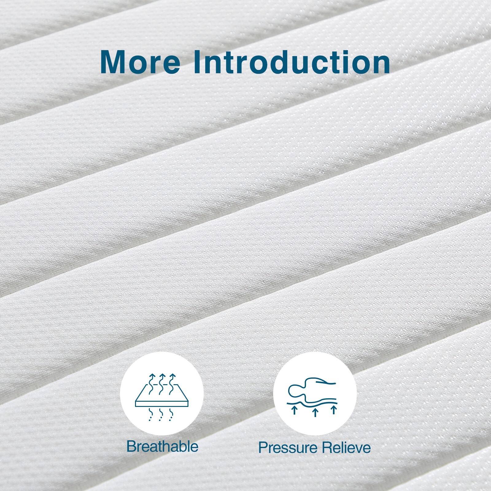 OUUI 6 inch Memory Foam Hybrid Mattress, Fiberglass Free, Twin Twin XL Size