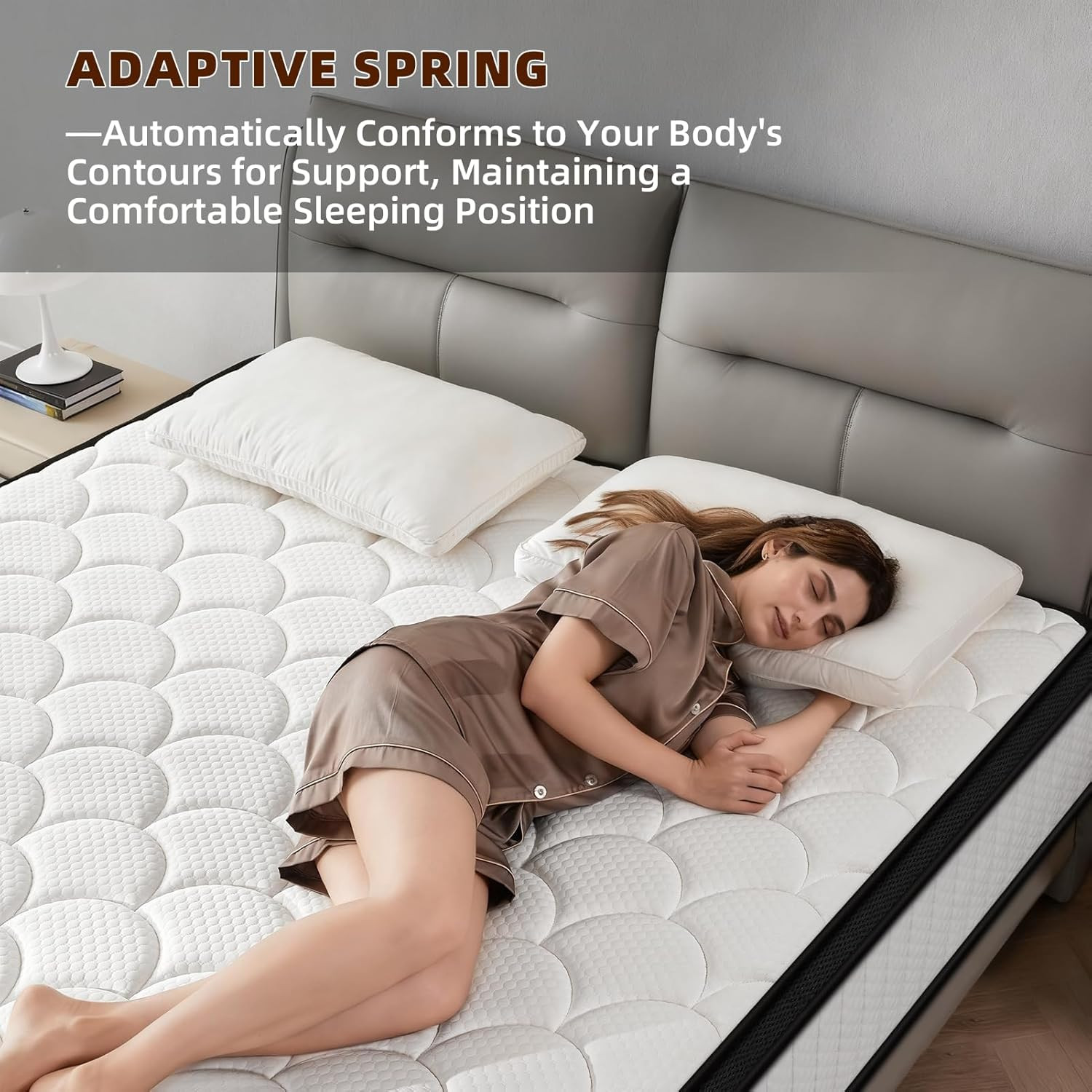 Twin Mattress 10 Inch Medium Firm Hybrid Mattress Twin Size Memory Foam Pocket S