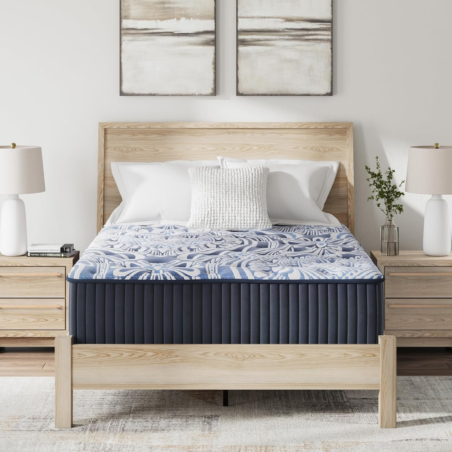 Firm Luxe 2.0 15″ Gel Latex Memory Foam Hybrid Mattress – Cool & Supportive Quee