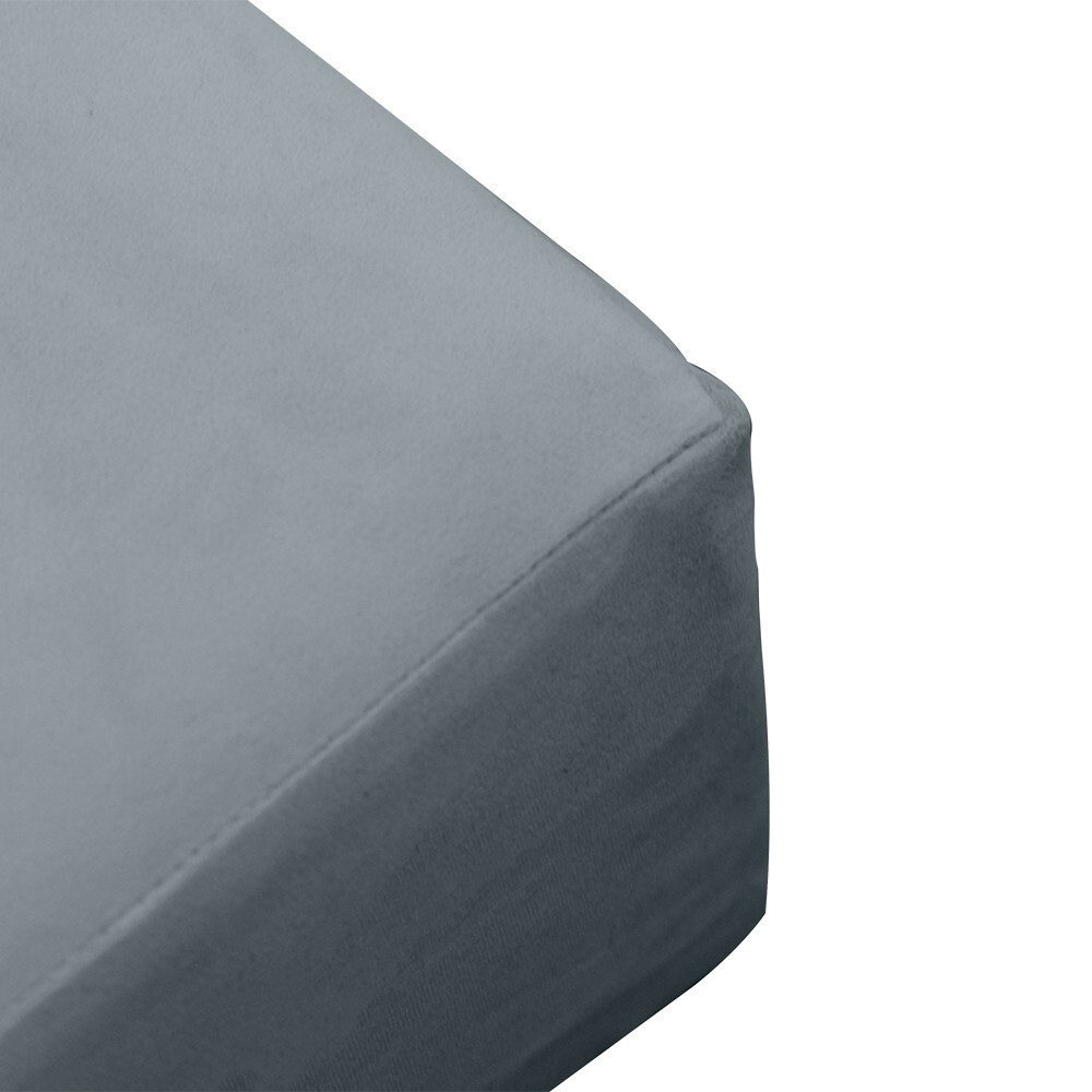Knife Edge 8″ Twin-XL 80x39x8 Velvet Indoor Daybed Mattress |COVER ONLY|-AD347