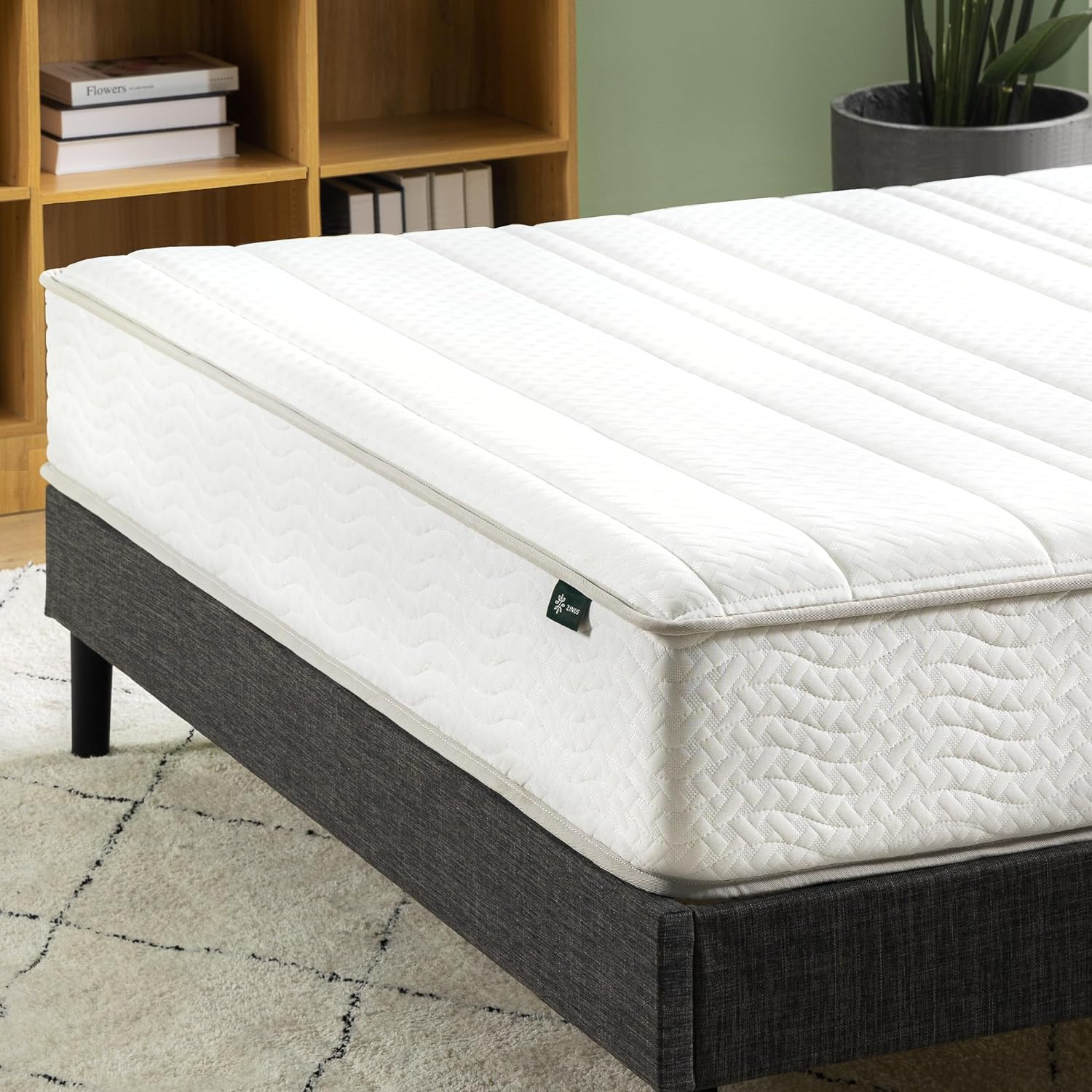 6 Inch Foam and Spring Hybrid Mattress [New Version], Twin, Medium Firmness, Dur