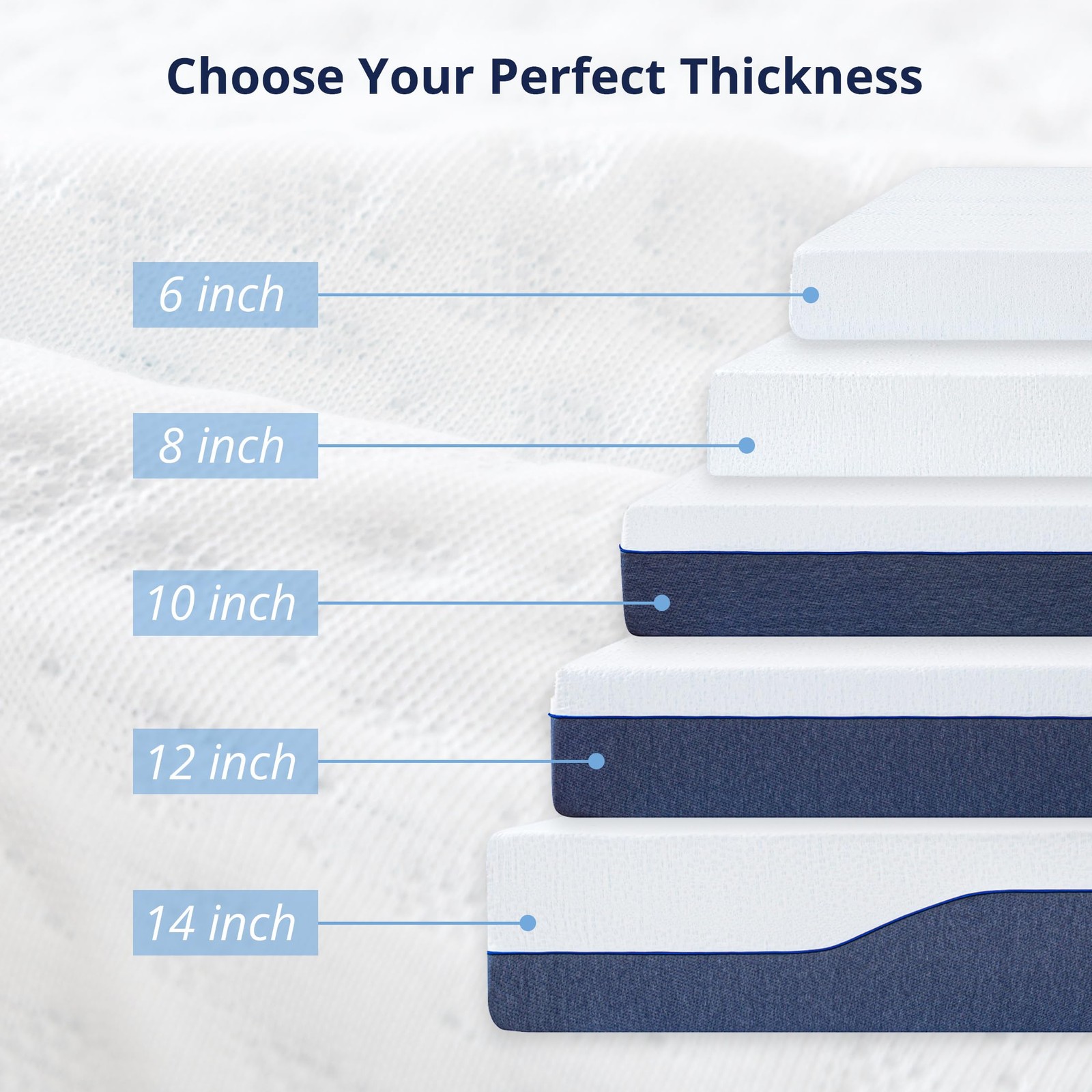 6 Inch Twin Mattress for Kids, Gel Memory Foam with Charcoal, Fiberglass Free…