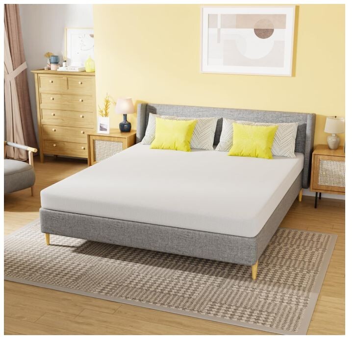 ON SALE Gel Memory Foam Mattress Pressure Relief Bed Cool Sleep 6″ CAL KING