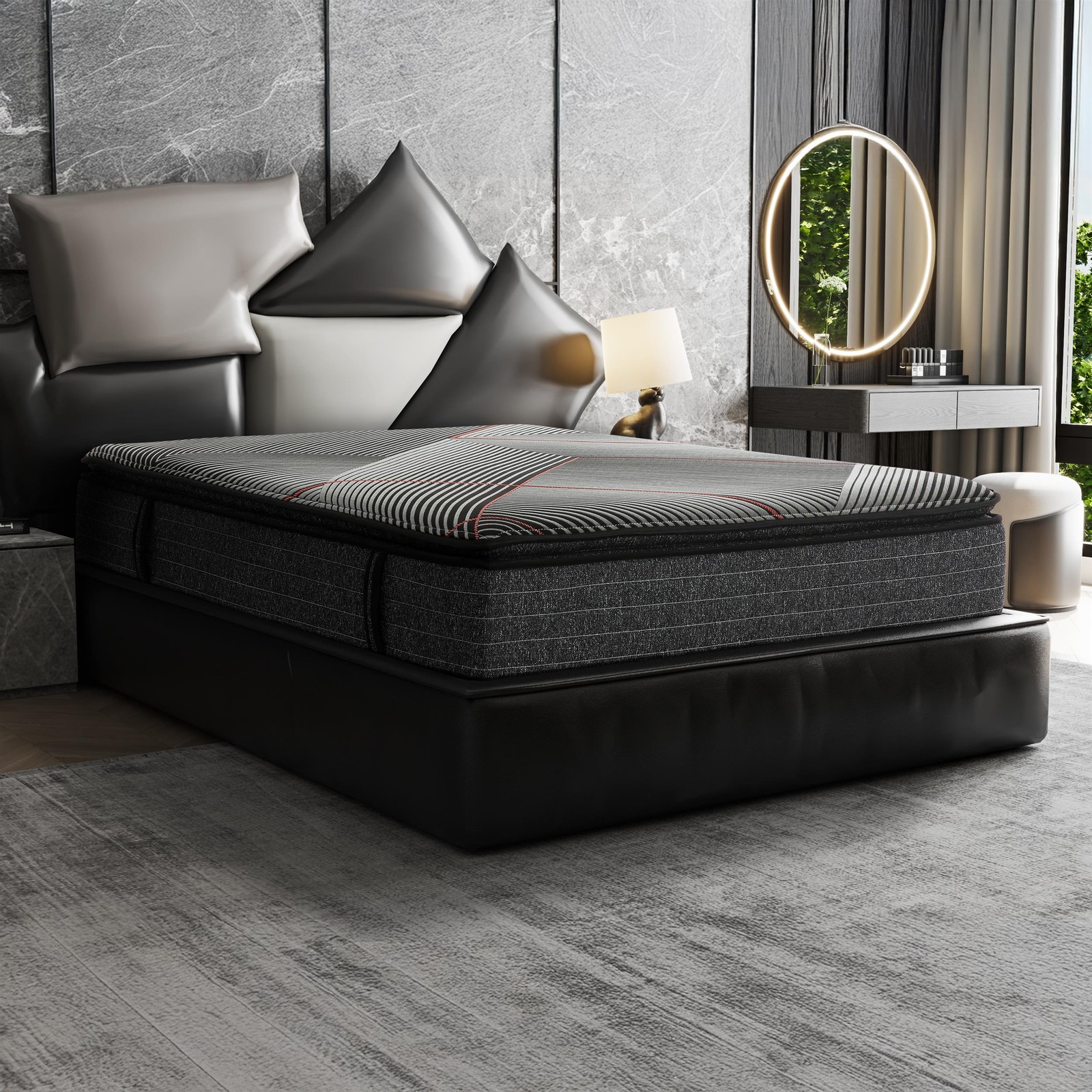 Sterling 13 inch Queen Pillow Top Gel Memory Foam Hybrid Mattress