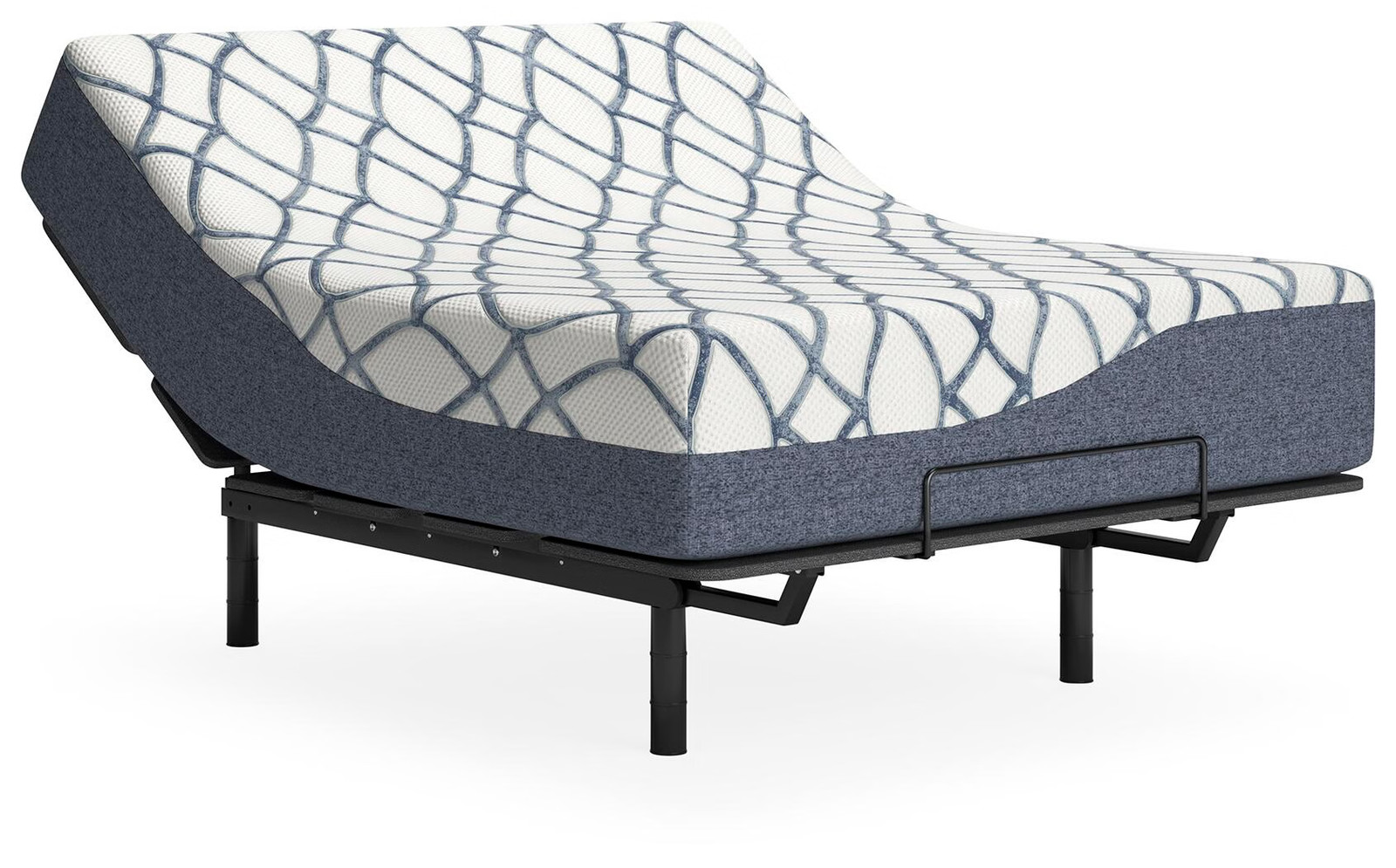Signature Design by Ashley 14 Inch Chime Elite 2.0 King Mattress White/Blue