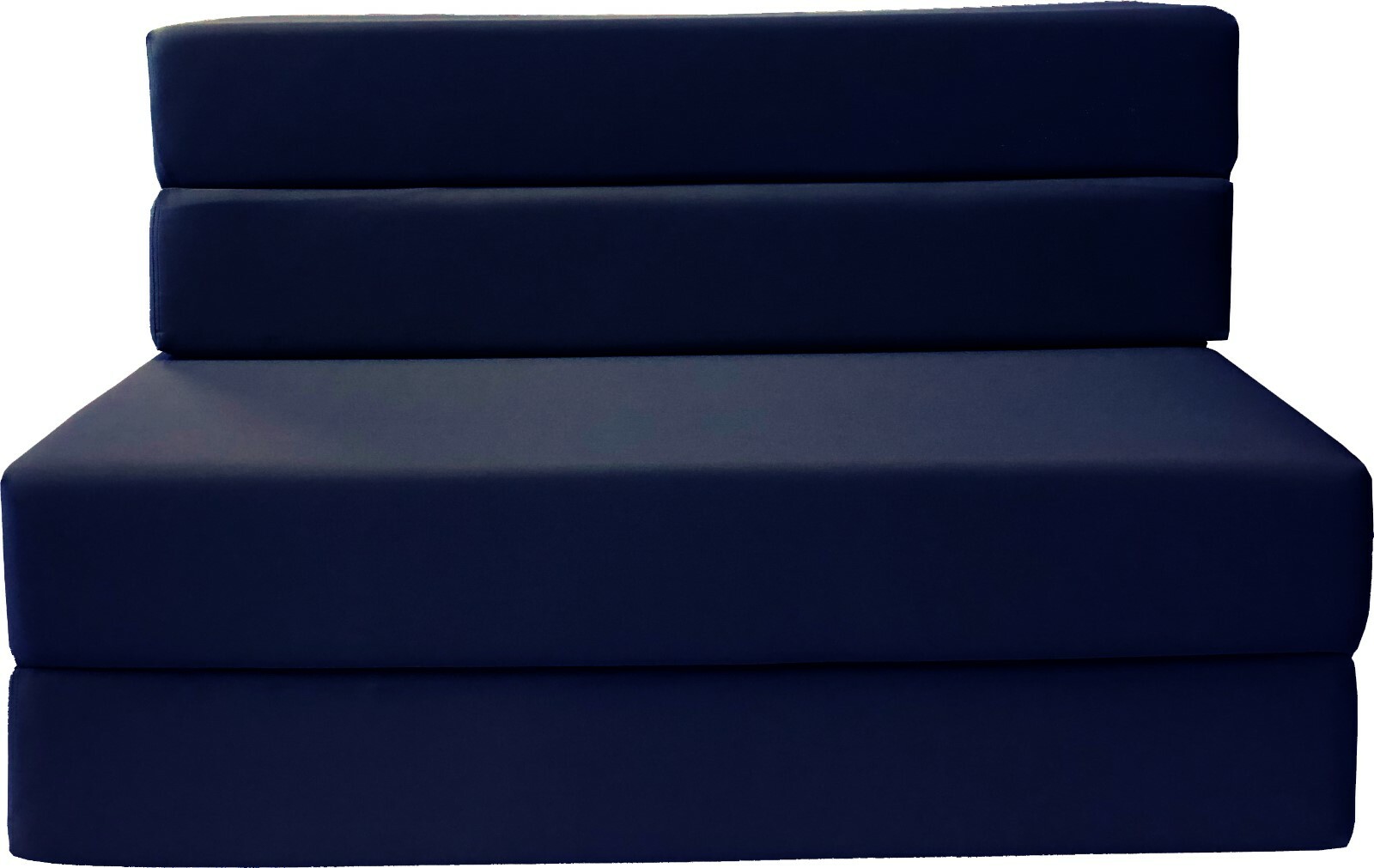 Twin Folding Foam Mattresses, Lounger Sofa Couches Chairs, Beds 6x39x75 Navy