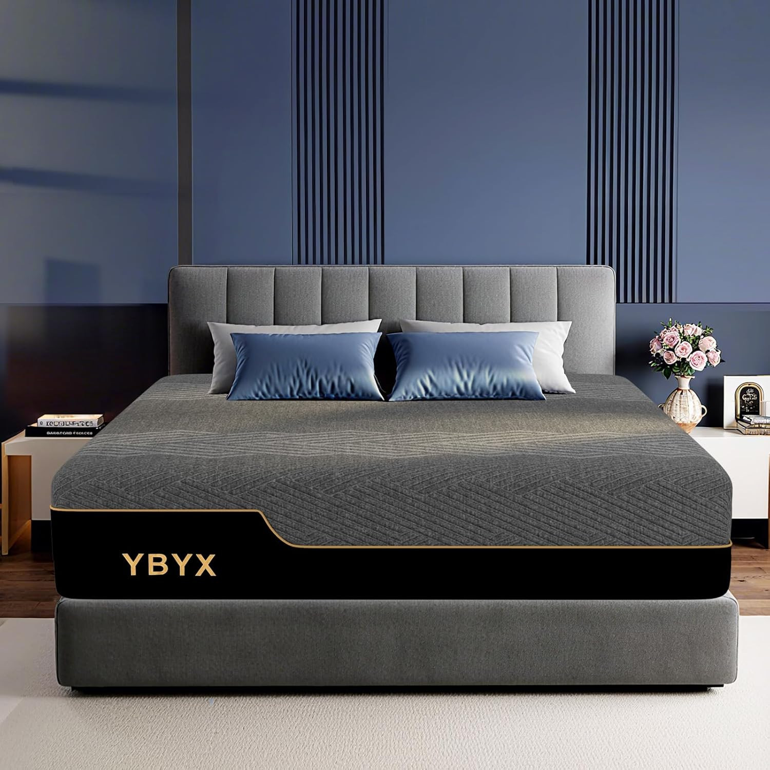 Twin Mattress, 10 Inch Twin Size Mattresses Hybrid Mattress with Memory Foam & P