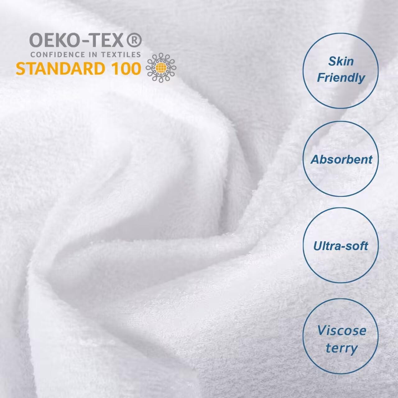 Twin XL Mattress Protector Cover Cooling,Extra Long XL, White