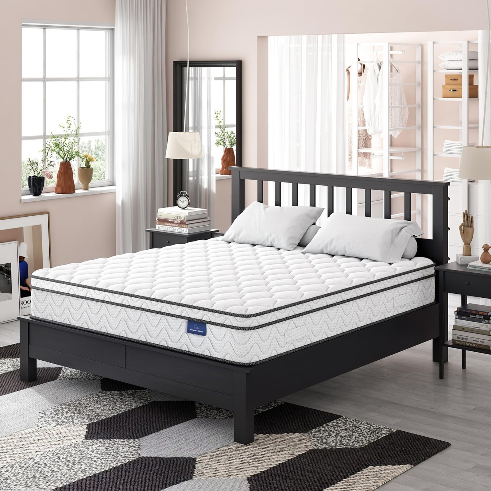 Twin Mattress 10 Inch, Fiberglass-| Cool Sleep Hybrid Single Mattress in a – …