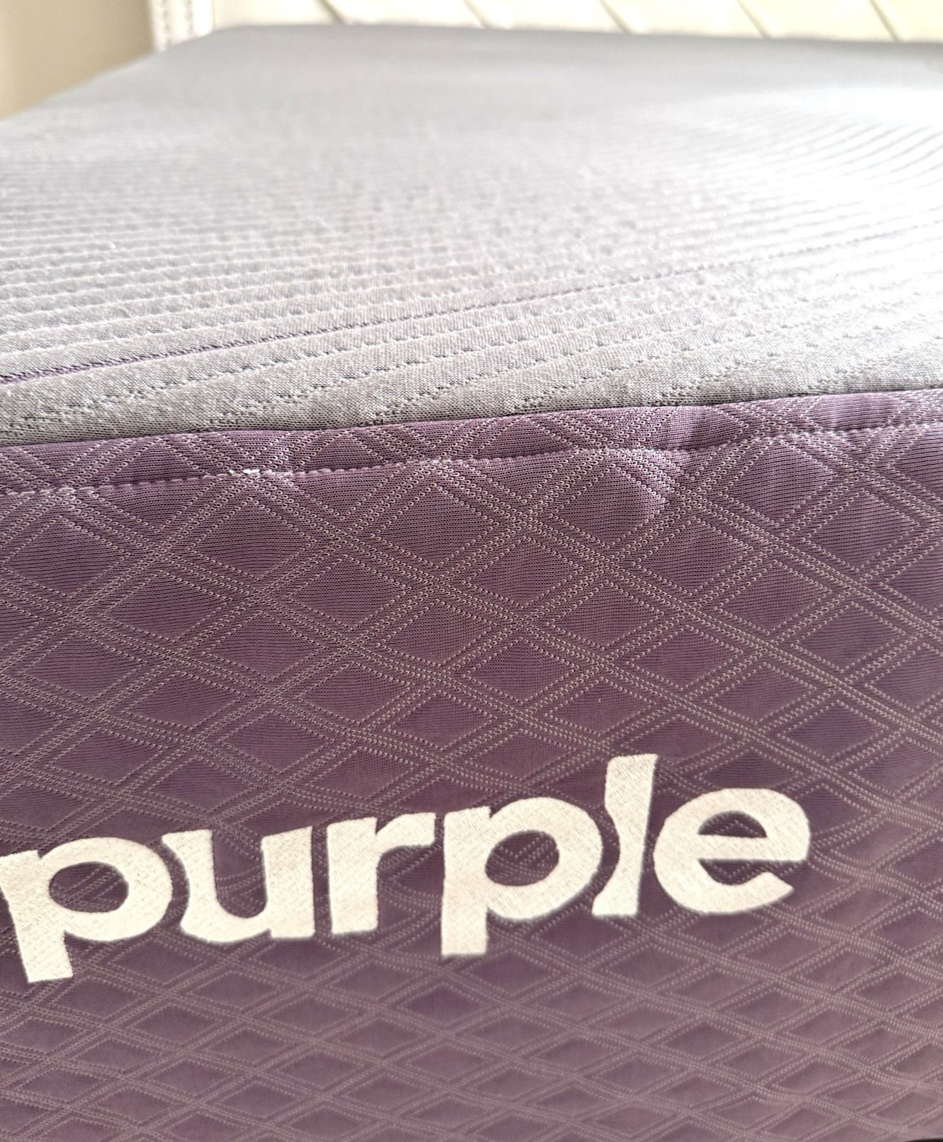 Purple RestorePremier Firm KING Mattress w Purple Adjustable Base Remote