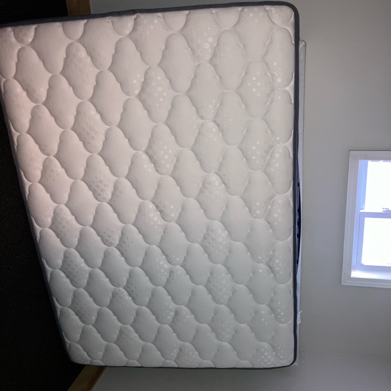 White Vesgantti Full Sized Mattress with Box Spring