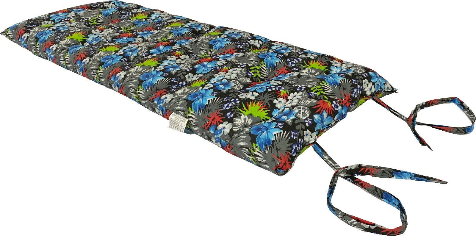 Full Floor Rolling Futon Mattresses, Sleeper Bedding Mats 3x54x80, Tropical Blue