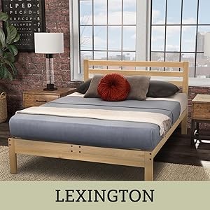 KD Fres Fold Platform Bed – Full Bed Fre – Unfinished Wood Bed Fre –