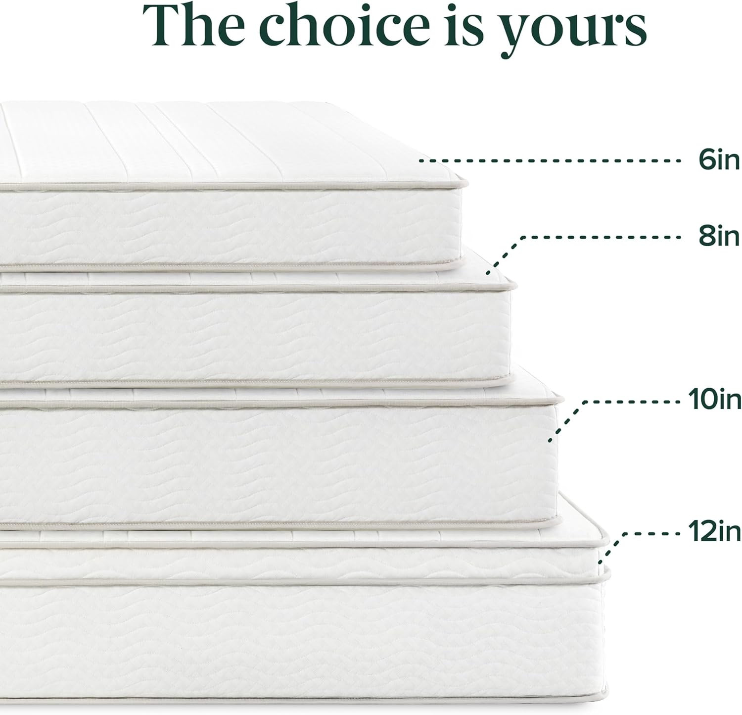 6 Inch Foam and Spring Hybrid Mattress [New Version], Twin, Medium Firmness, Dur
