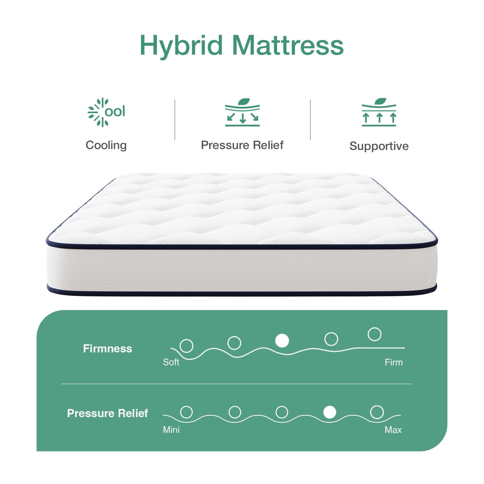 Colchón De Memory Foam Twin Size 6 Pulgadas Para Cama Colchones En Oferta Barato