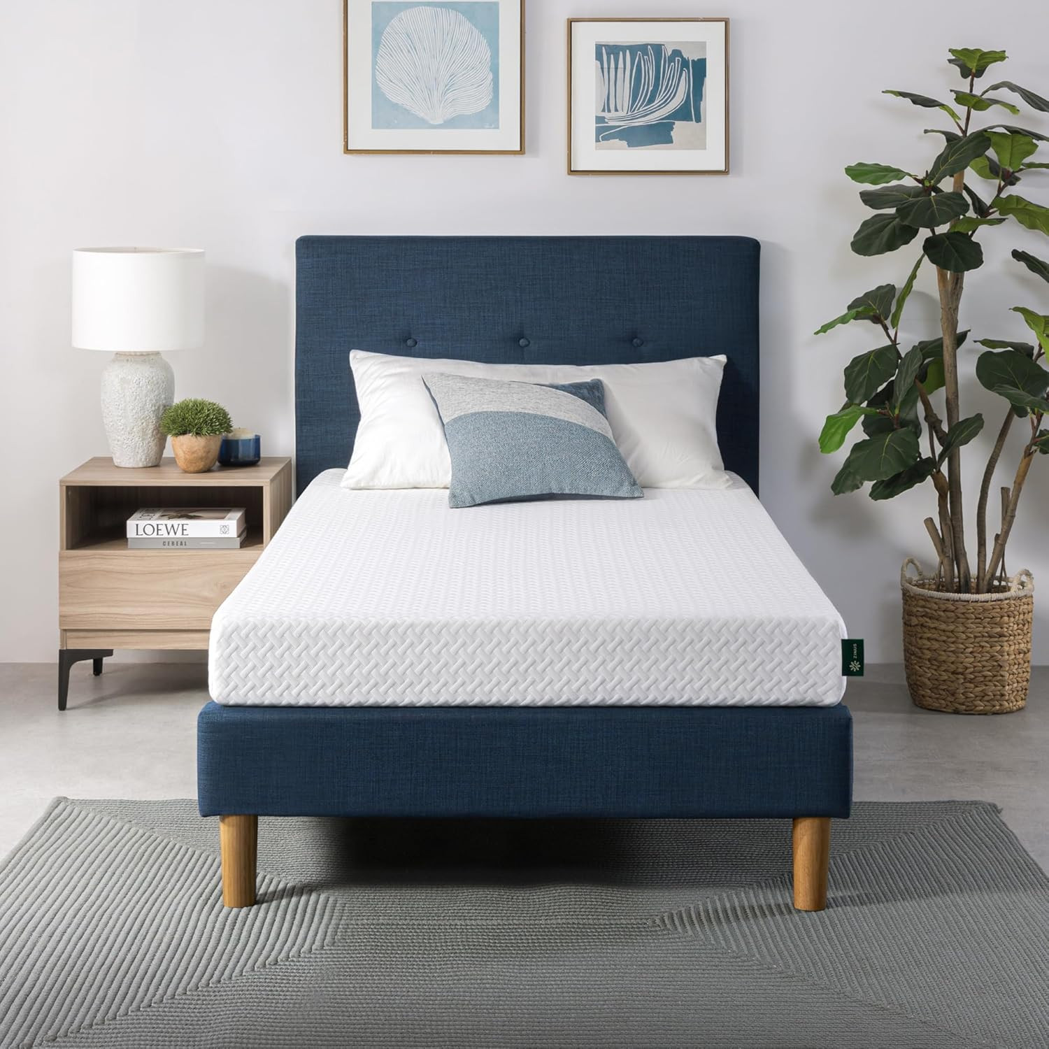 6 Inch Twin Cooling Essential Memory Foam Mattress [Newversion], Fiberglass Free