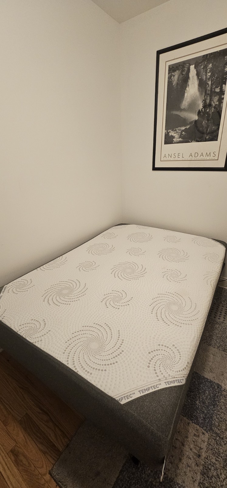 CertiPUR-US Certified Cooling Foam Mattress – FULL SIZE + Matress Cover + Frame