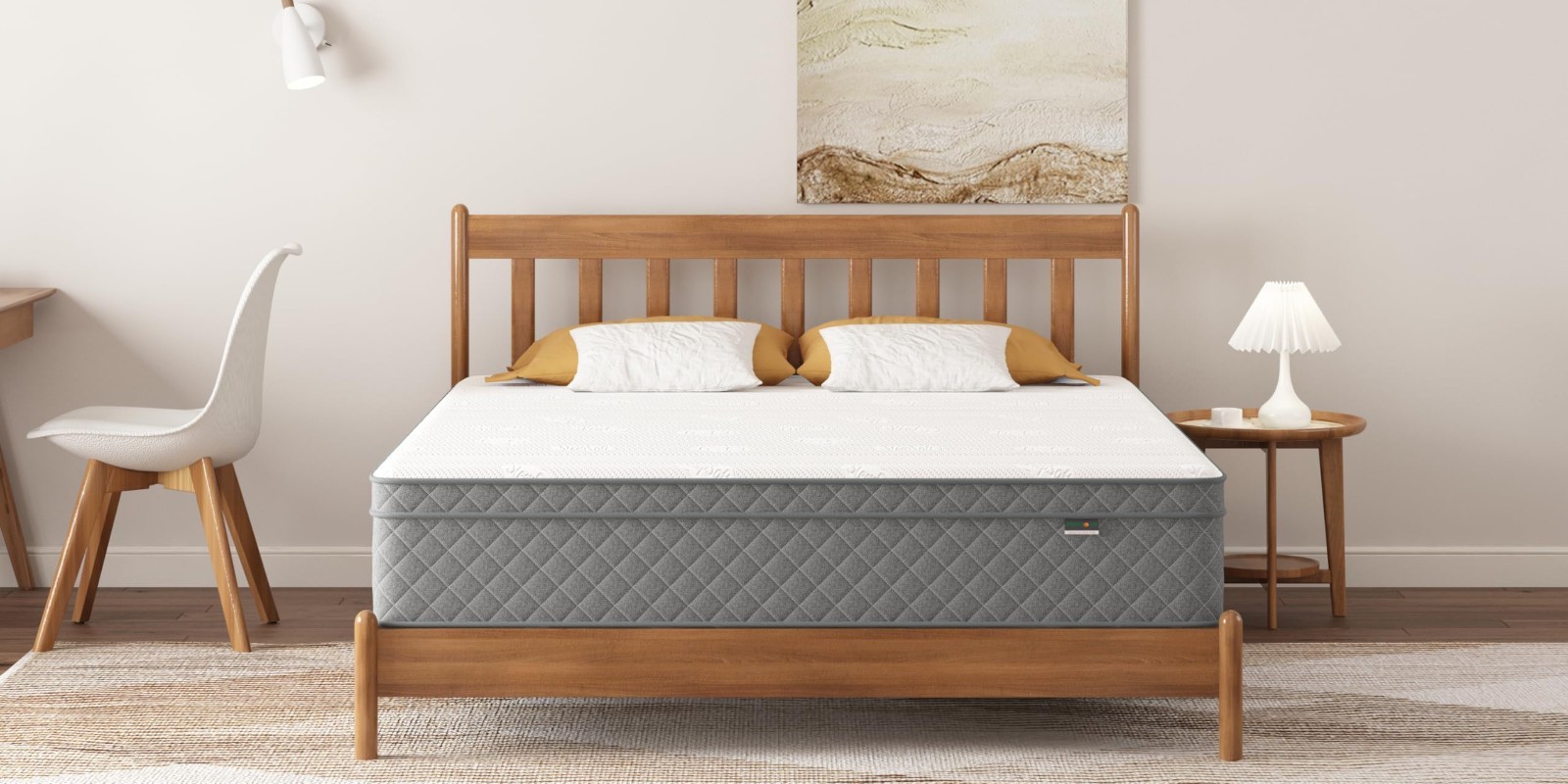 12″ Cooling Gel Memory Foam Pocket Spring Hybrid Full Mattress in a Box, Medium