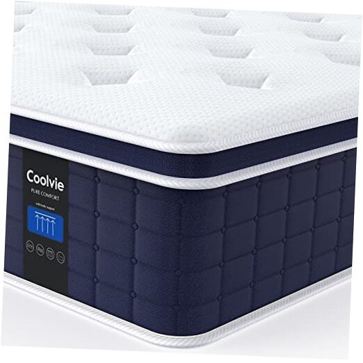 12 Inch Size Mattress, Hybrid Mattress in a Box, 3 Twin 12 Inch Medium Firm