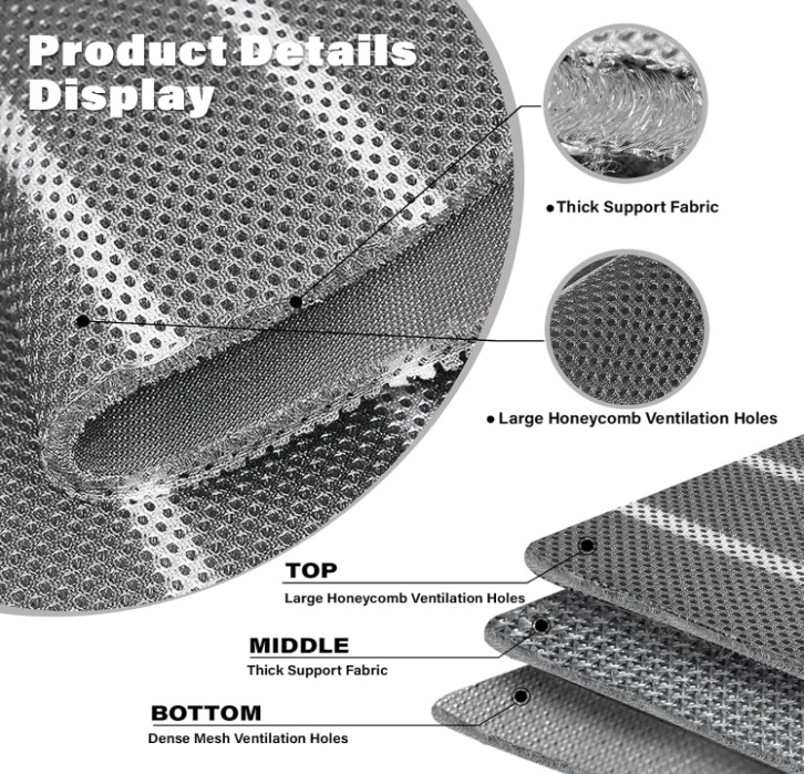 King 80*80 In Mattress Underlay with Breathable Mesh Fiber Cuttable Under Mattre