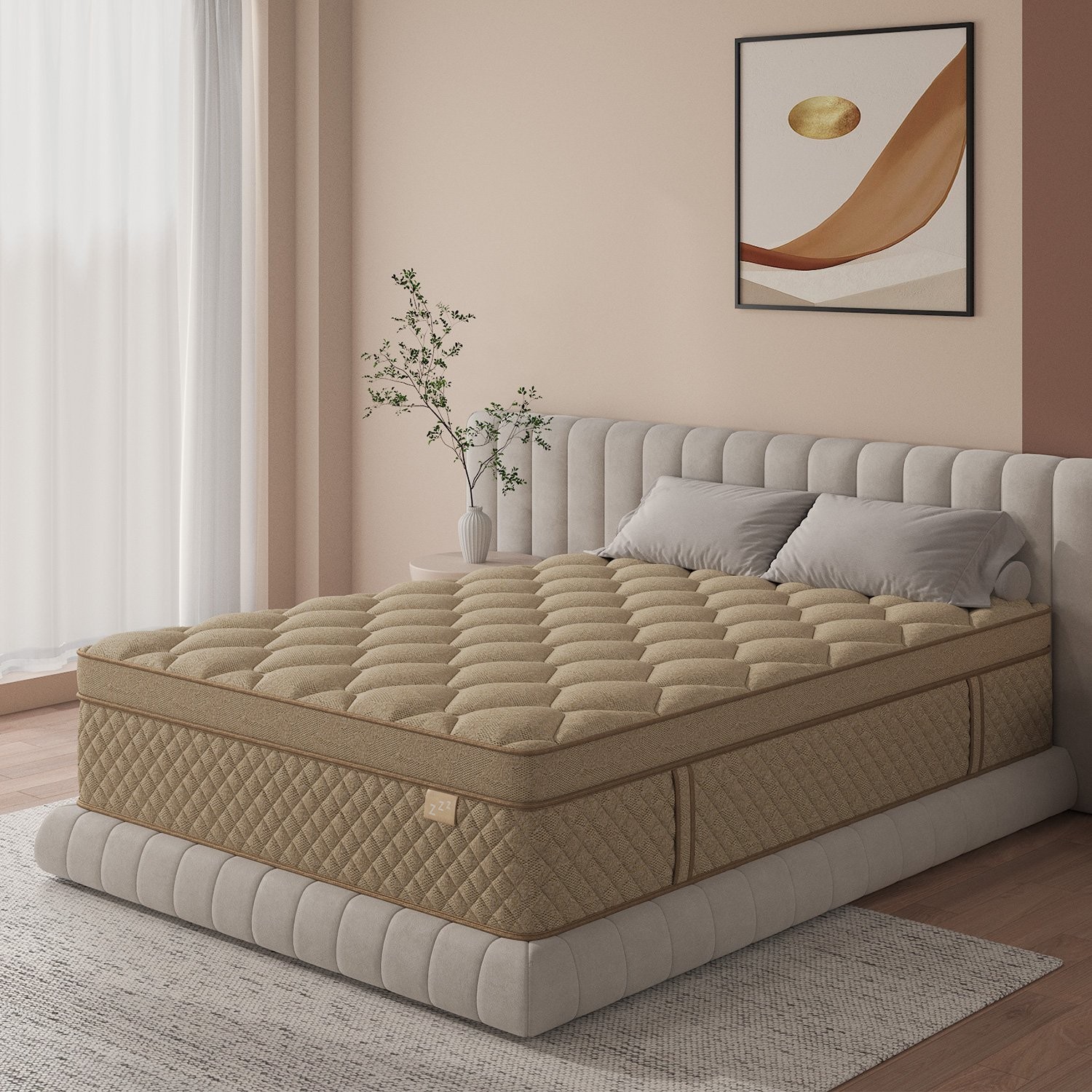 12″ 14″Twin Full Queen King Size Gel Memory Foam Spring Mattress In A Box