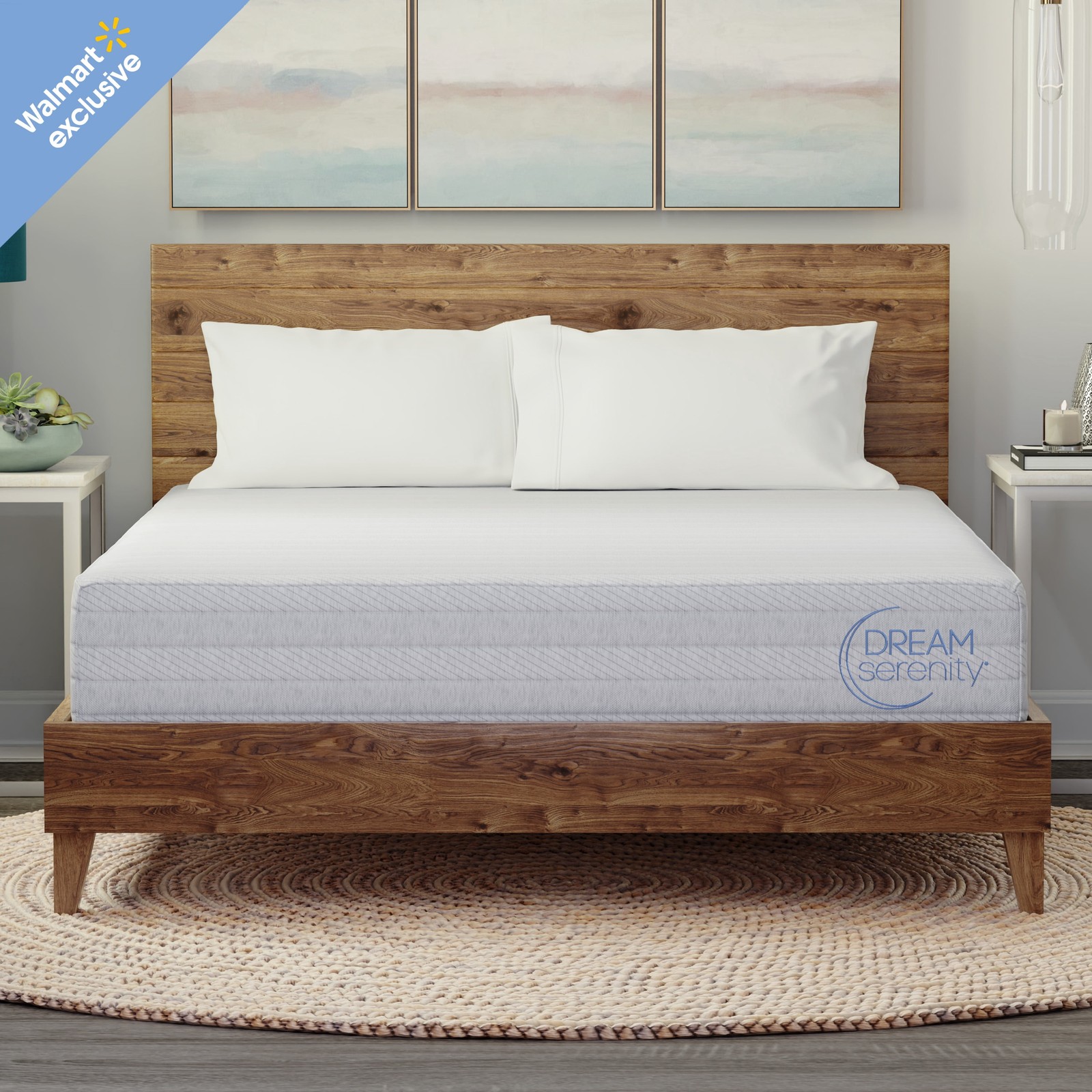 Dream Serenity Restorative 10″ Gel Memory Foam Mattress, Firm, TXL