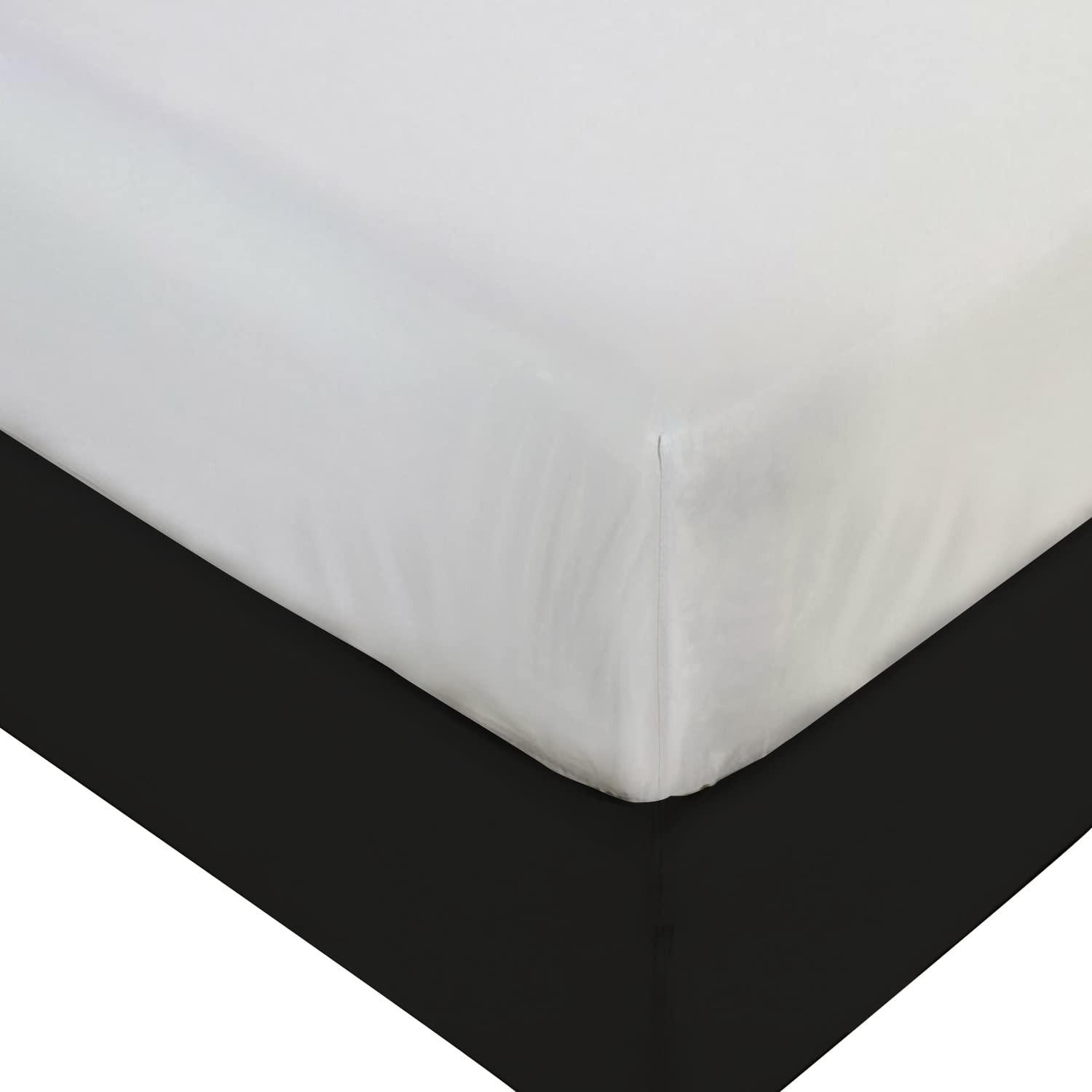 BLISSFORD Queen Plastic Mattress Protector – Heavy – 60″ x 80″, White