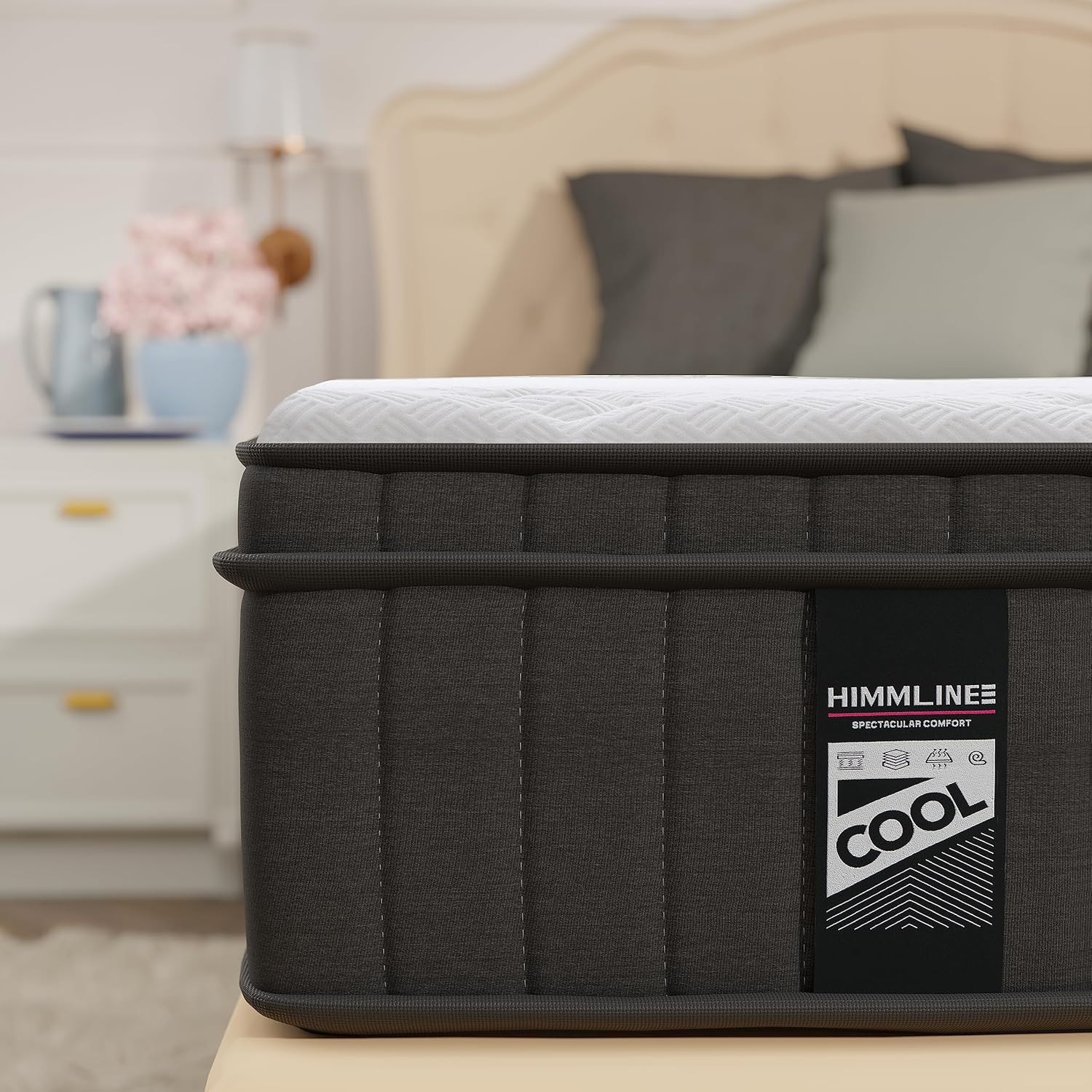 14″ Gel Memory Foam & Pocket Spring Full Mattress – 120 Nights Risk-Free Trial