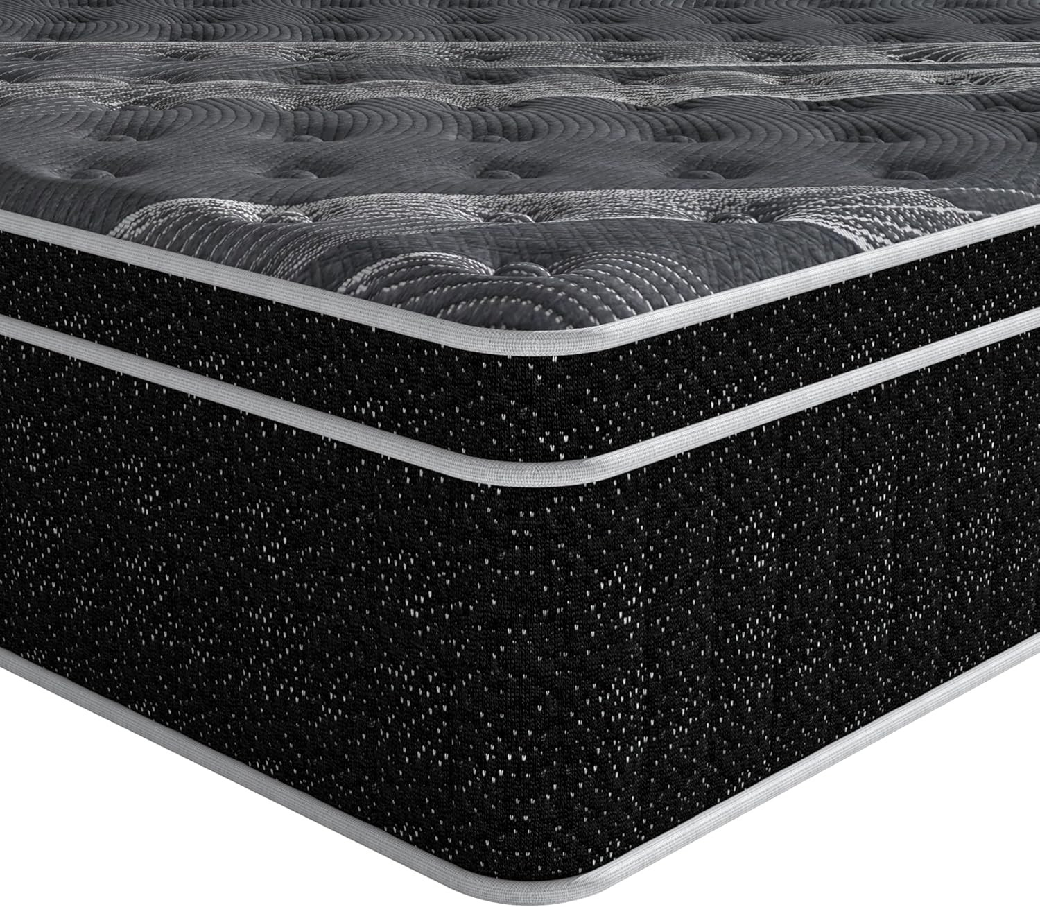 Mattress Queen Size 12 Inch, Hybrid Memory Foam Queen Mattress in a Box