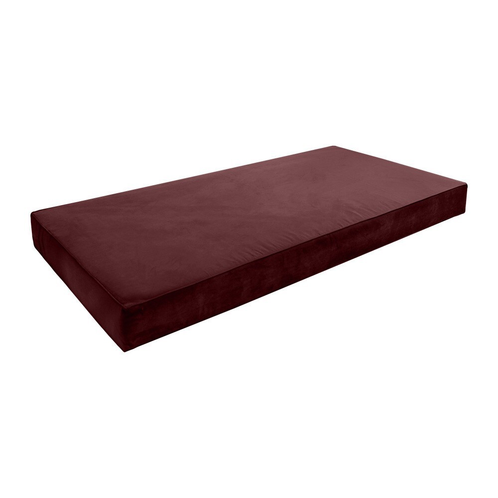 Same Pipe 6″ Twin-XL 80x39x6 Velvet Indoor Daybed Mattress |COVER ONLY|-AD368