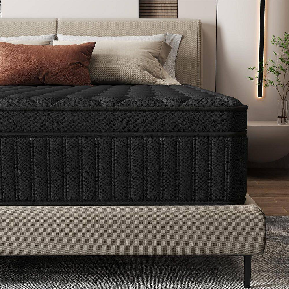 Comfort Queen Medium Memory Foam Hybrid 14 In. Bed-In-A-Box Mattress