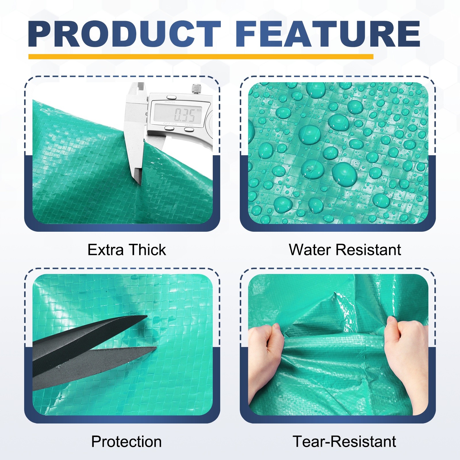 Mattress Bag for Moving and Storage, Full Size Fit 78.7″x59.1″x11.8″, Green