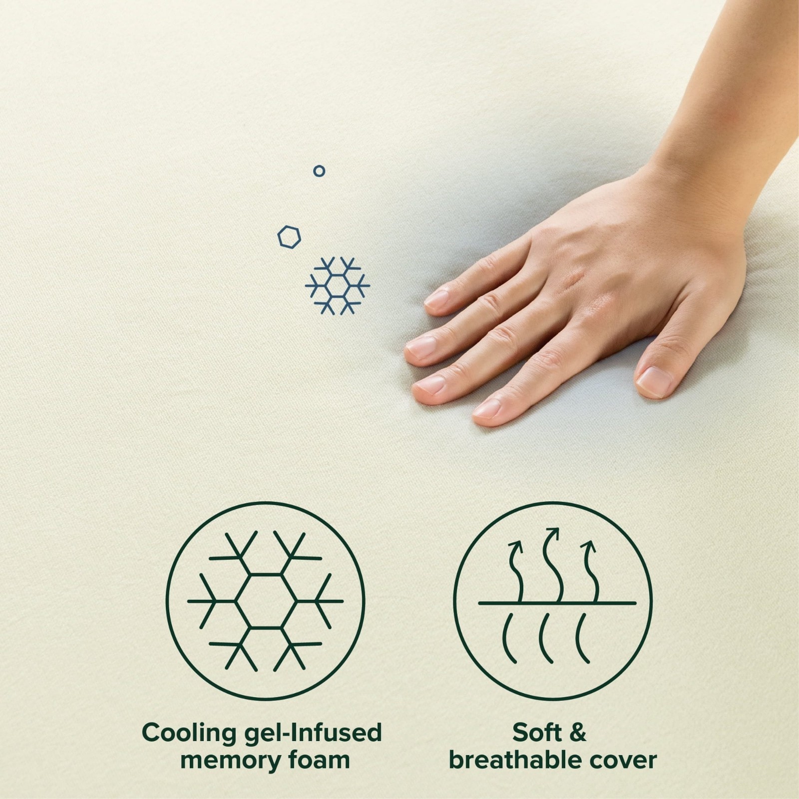 10-Inch Queen Cooling Gel Memory Foam Mattress – Medium Firm