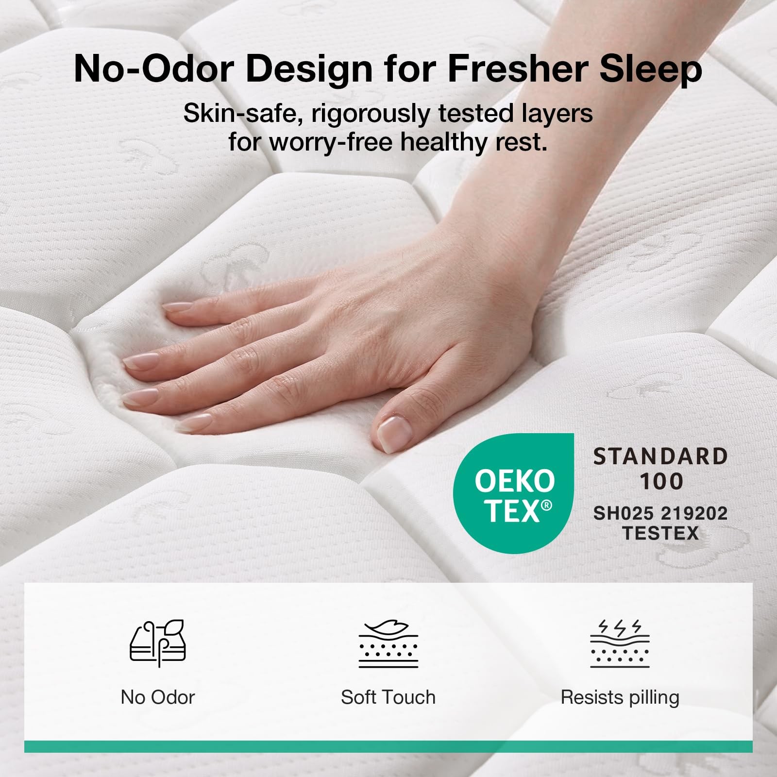 Novilla 8 inch Twin Mattress for Kids,Foam and Spring Hybrid Mattresses Twins…