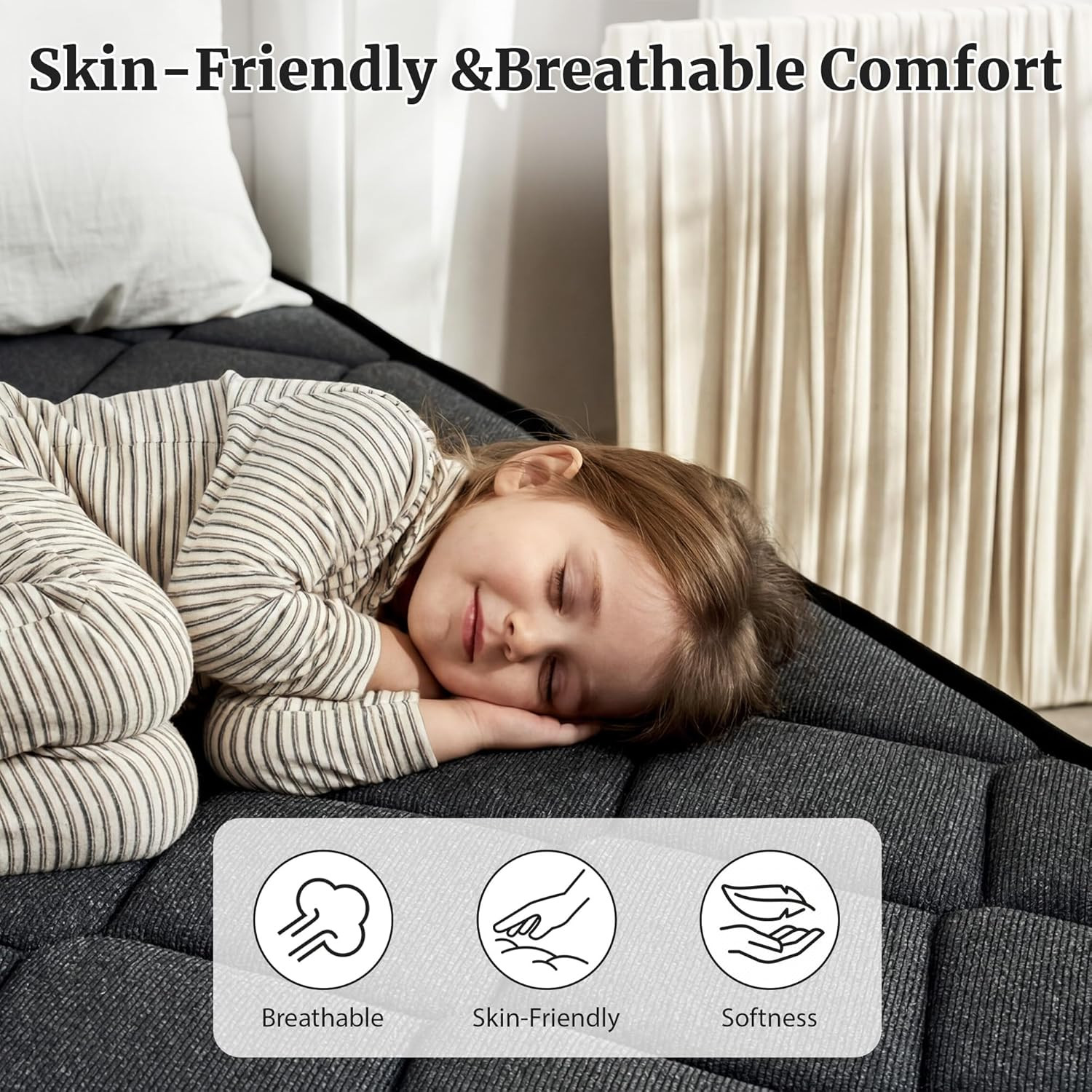 12 Inch Full Size Mattress, Hybrid Memory Foam Mattress in a Box, Pocket Springs