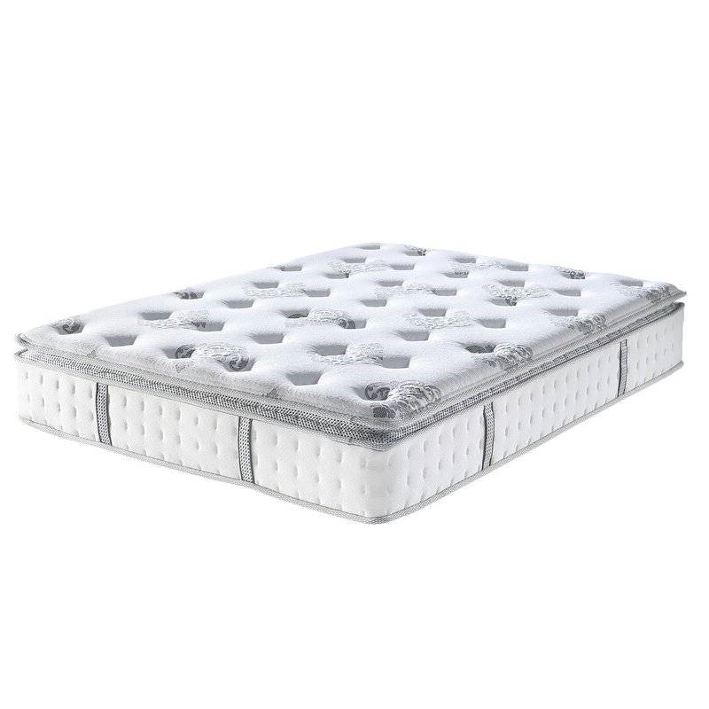 King 12in Medium Firm Pillow Top Hybrid Mattress in a Box