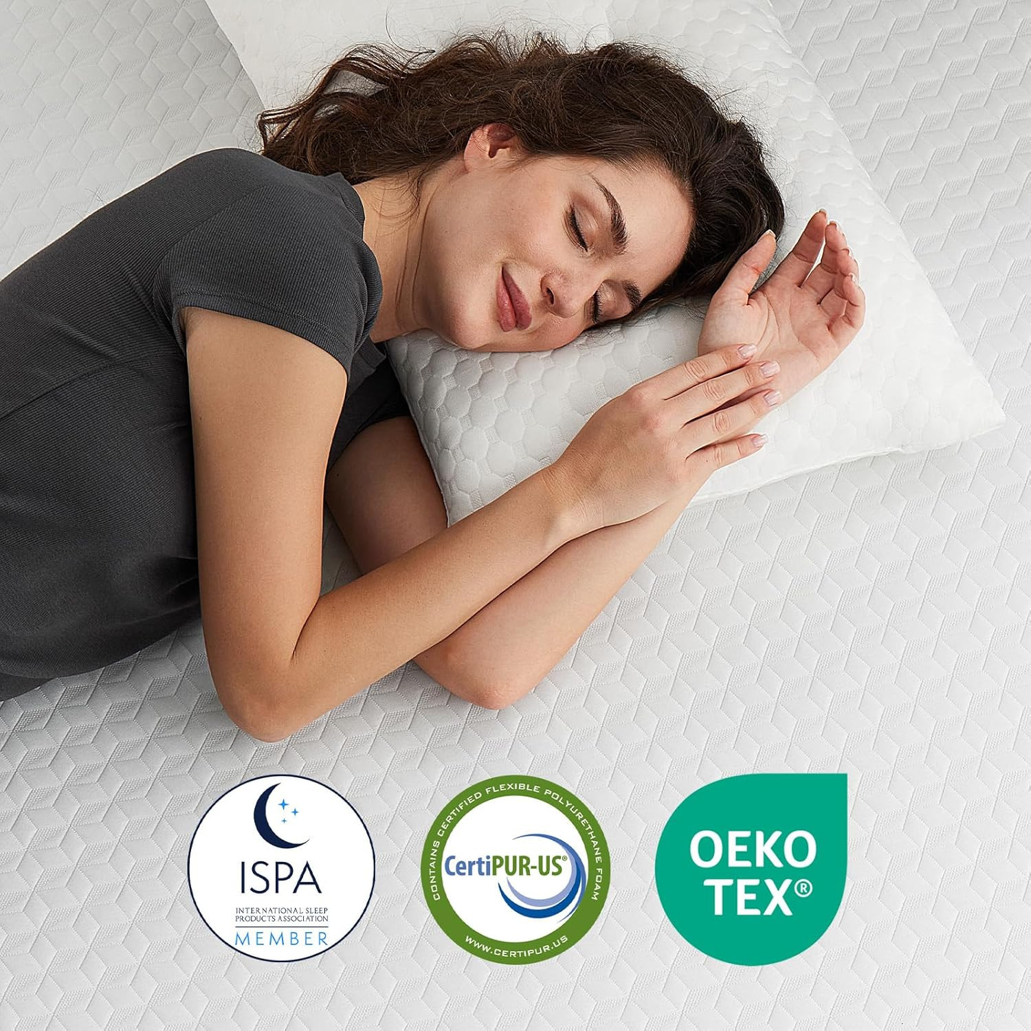 12″ Full Size Memory Foam Mattress with Pressure Relief & Washable Cover