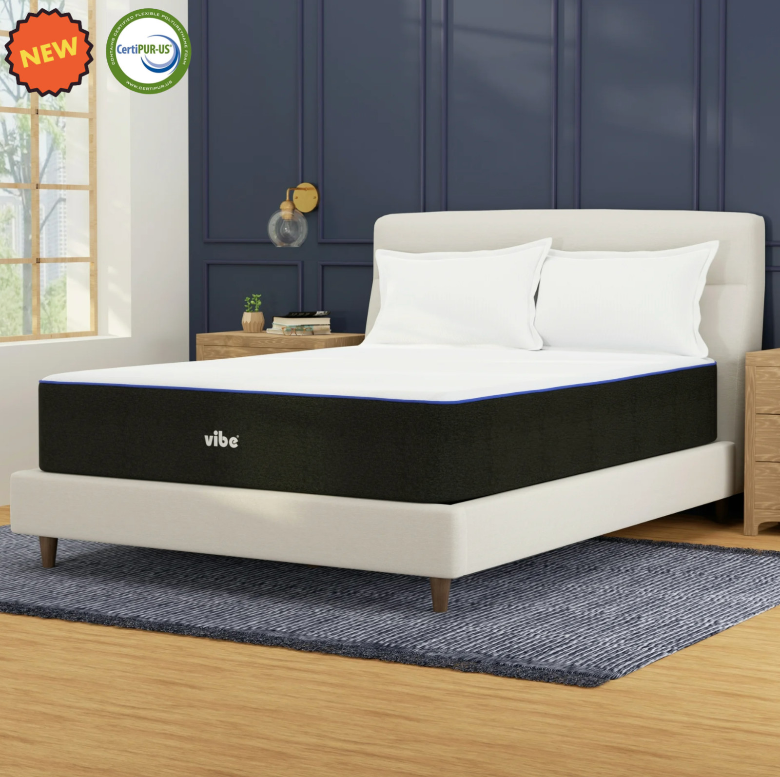 12″ Colchon QUEEN Gel Memory Foam Hibrido Cama Queen Hybrid Mattress Medium Firm