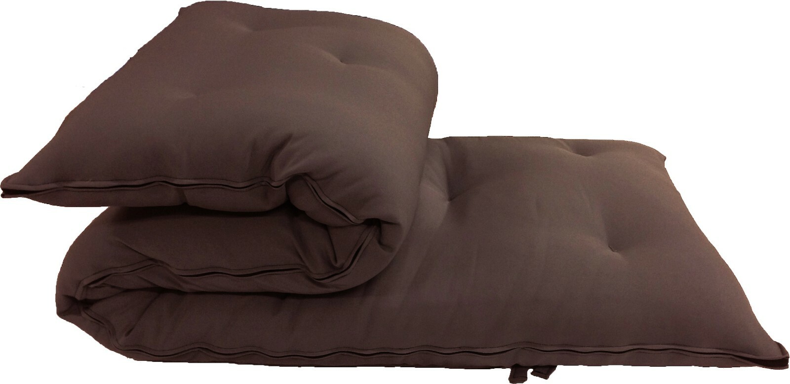 King Traditional Floor Futon Mattresses, Portable cotton Pads 3x72x80 Brown