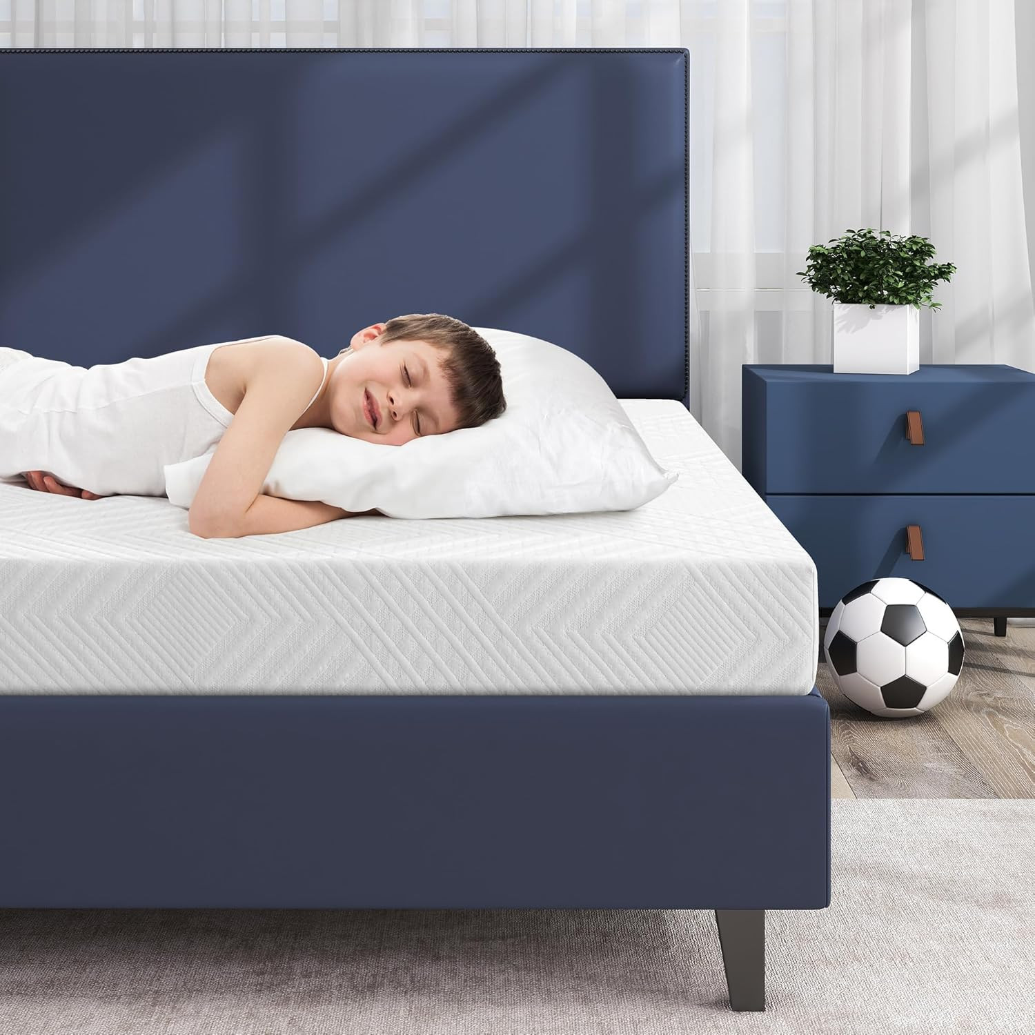 6-Inch Full Memory Foam Mattress – Green Tea Gel, Medium-Firm, Cool Sleep
