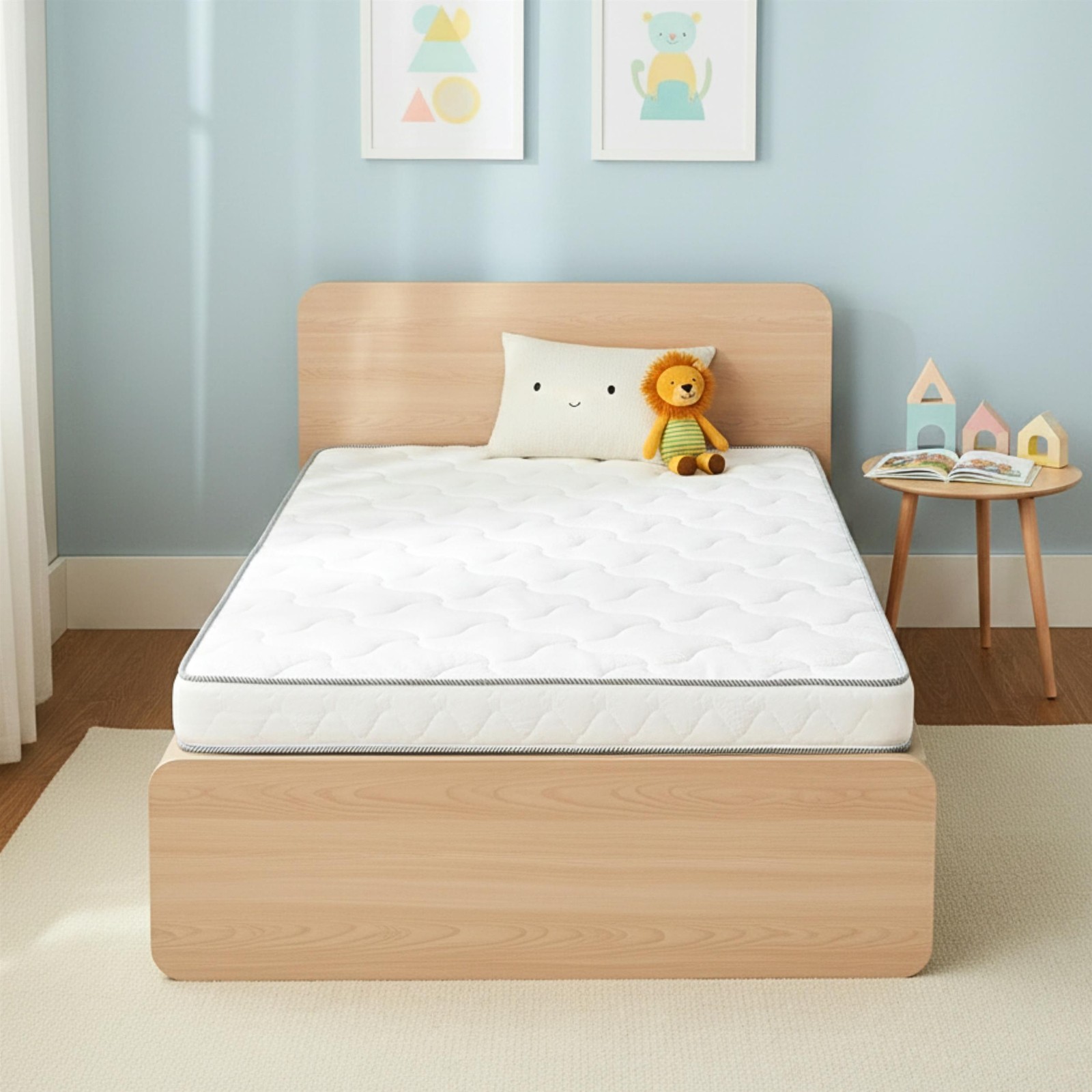 Primo International Suri 6in Polyurethane Full Mattress in White