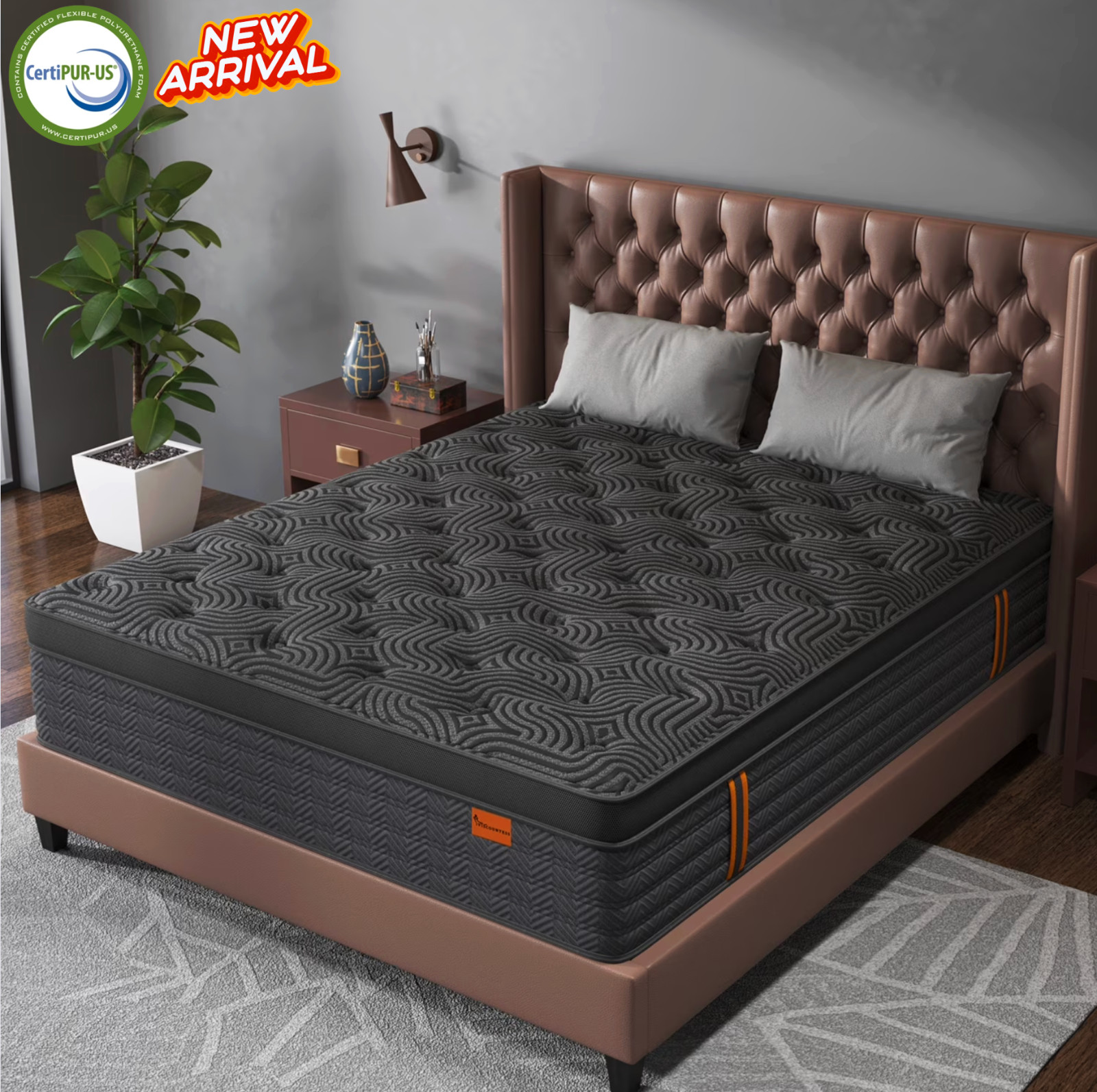 12″ Full Colchon Gel Memory Foam Hibrido Full Cama Mattress Hybrid Medium Firm