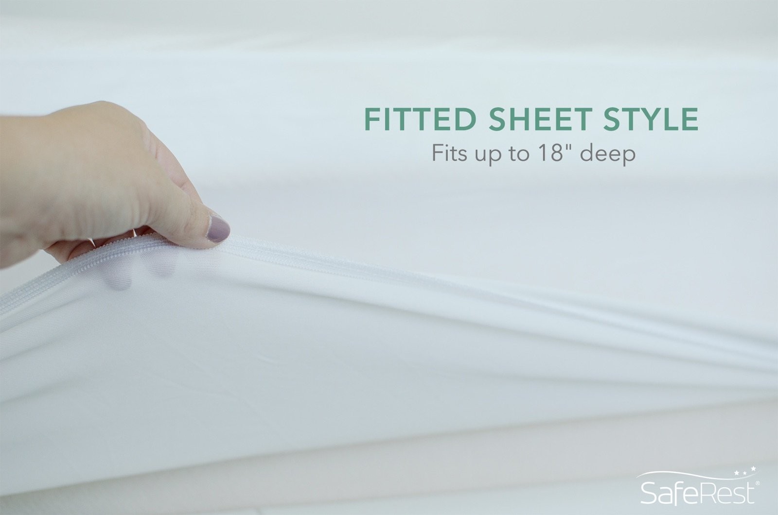 SafeRest Renewal Derived Viscose Rayon Mattress Pad Protector Cover – Waterproof